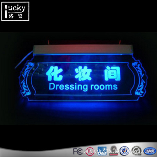 Unique LED Acrylic Display Sign,Custom Acrylic Edge Lit LED Sign